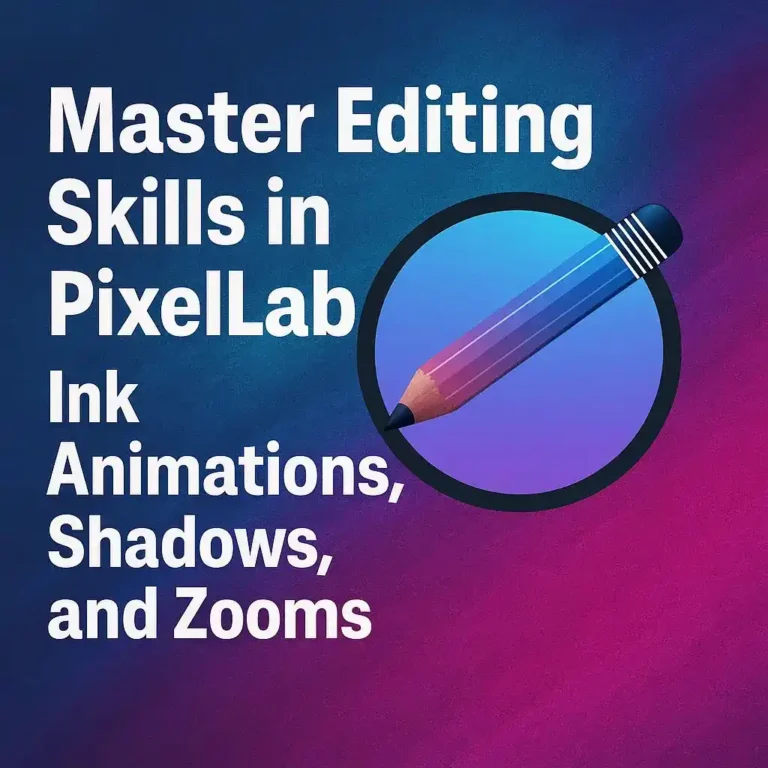 Master Editing Skills in Pixellab -Ink Animations, Shadows, and Zooms 12 Master Editing Skills in Pixellab -Ink Animations, Shadows, and Zooms